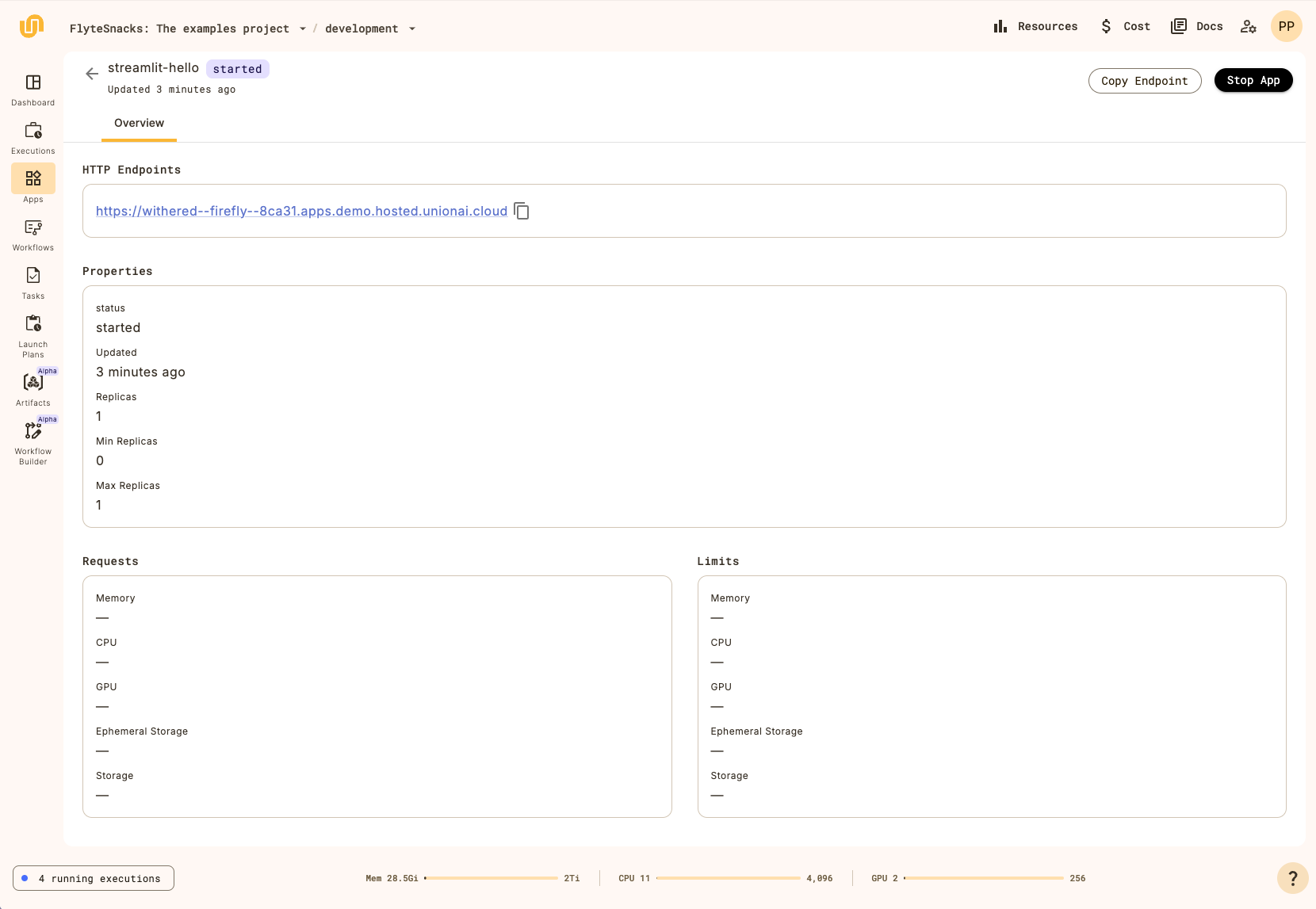 App view